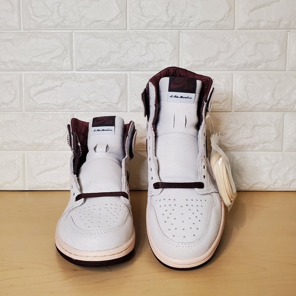Nike Air Jordan 1 High Retro OG High x A Ma Maniere Sail Size 8.5 DO7097-100 - Picture 4 of 12